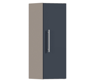 Регина РП-25 Полка Песочный/МДФ Графит глянец