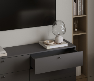 Комод Тренд СБ-3442 6 ящиков диамант серый